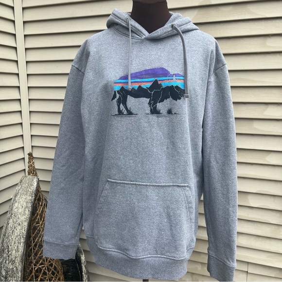 Patagonia Uprisal Hoody bull mountain gray hoodie sweatshirt - Picture 3 of 9